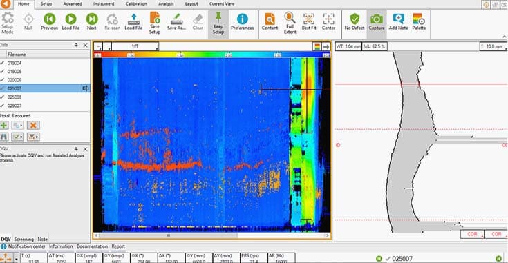 IRIS Inspection Screen